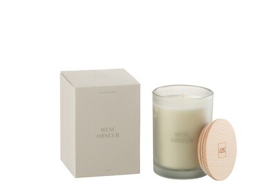 Scented Candle Accords Essentiels Musc Obscur-45H