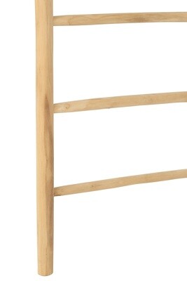 Ladder 5 Steps Teak Wood Natural