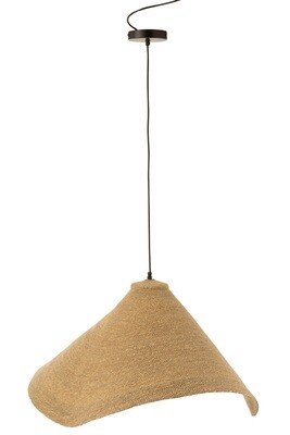 Hanging Lamp Cone Seagrass Natural