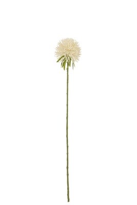 Flower Allium Plastic White S