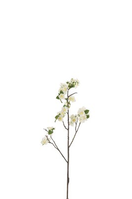 Blossom Branch Plastic White/Brown Small