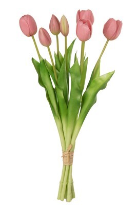 Bouquet Tulips 7Pieces Pu Pink Large