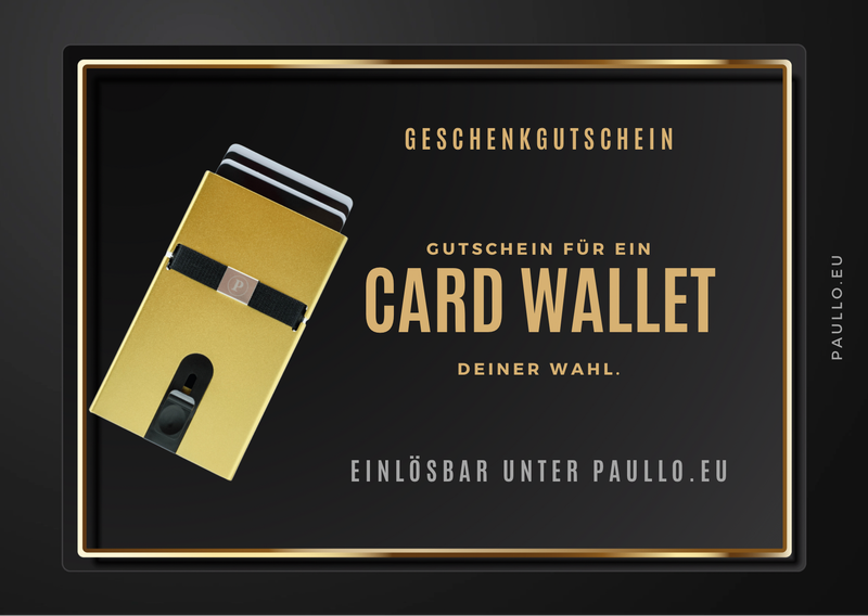 Geschenkgutschein für ein paullo Produkt