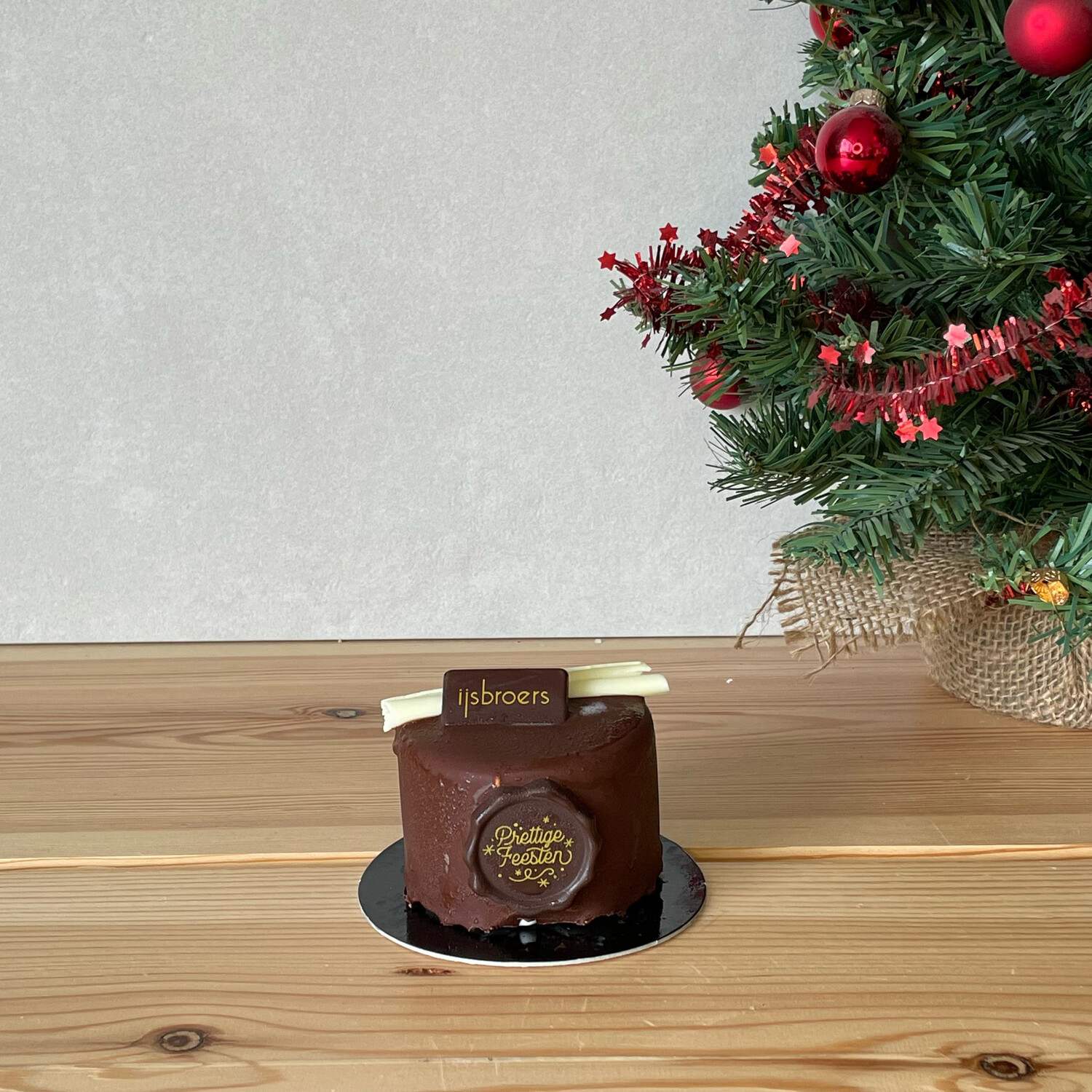 1 persoonstaart vanille-chocolade