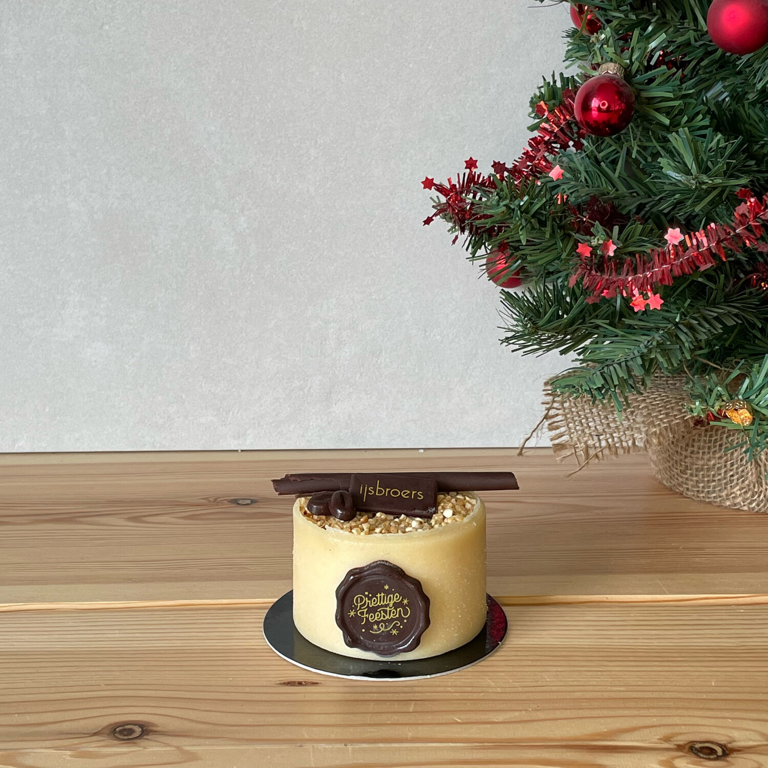 1 persoonstaart vanille-mokka