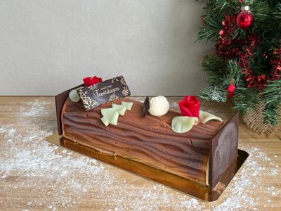 ijsstronk chocolade-vanille