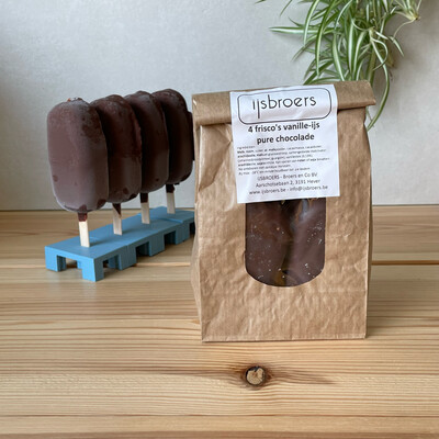 Frisco vanille-ijs pure chocolade