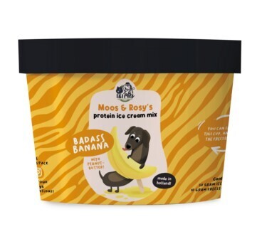 Protein ice cream mix - Badass Banana with peanut butter