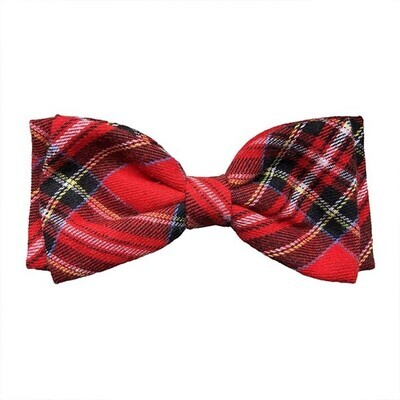 Holiday Bow Tie - Royal Tartan - Large