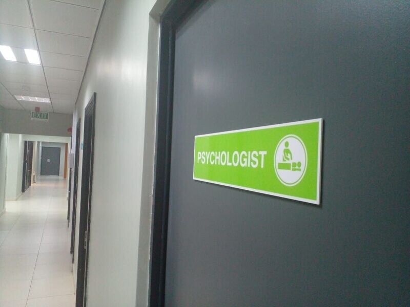 Door Labels - Abs material