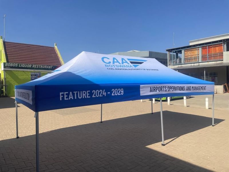 Sublimated Gazebo 6m x 3m