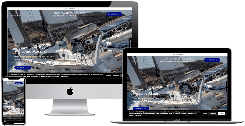 Yacht Cruises &amp; Rentals Design