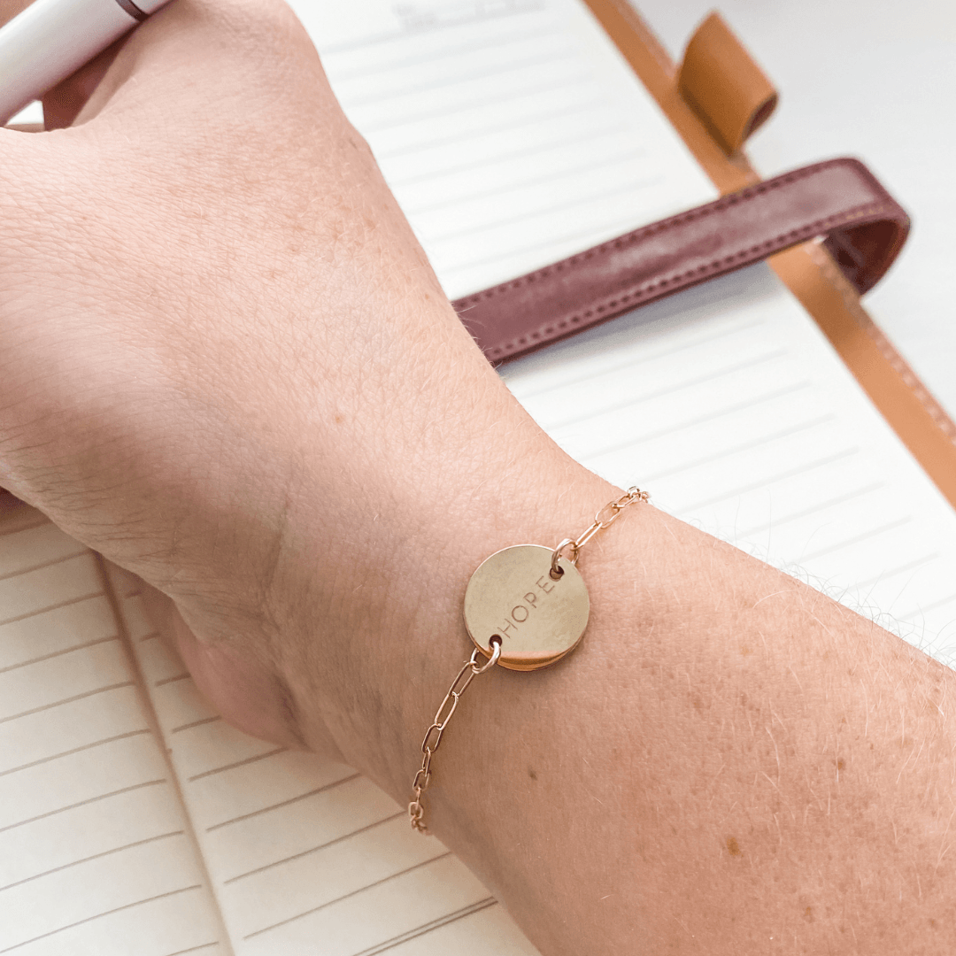 RKC x REVOLUTION Gold Hope Bracelet