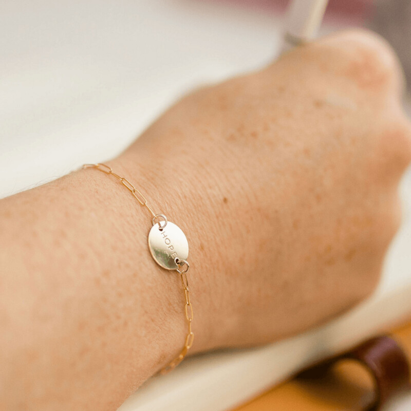 RKC x REVOLUTION Gold Hope Bracelet