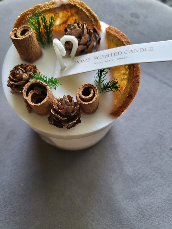 Fruit scented soy candles