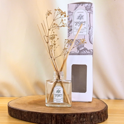 Reed Diffuser - Floral Scents - Madame De Fleur Series - w/ BOX for gift &amp; souvenir