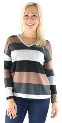 Blød bluse med striber fra JDY Blød bluse med striber fra JDY