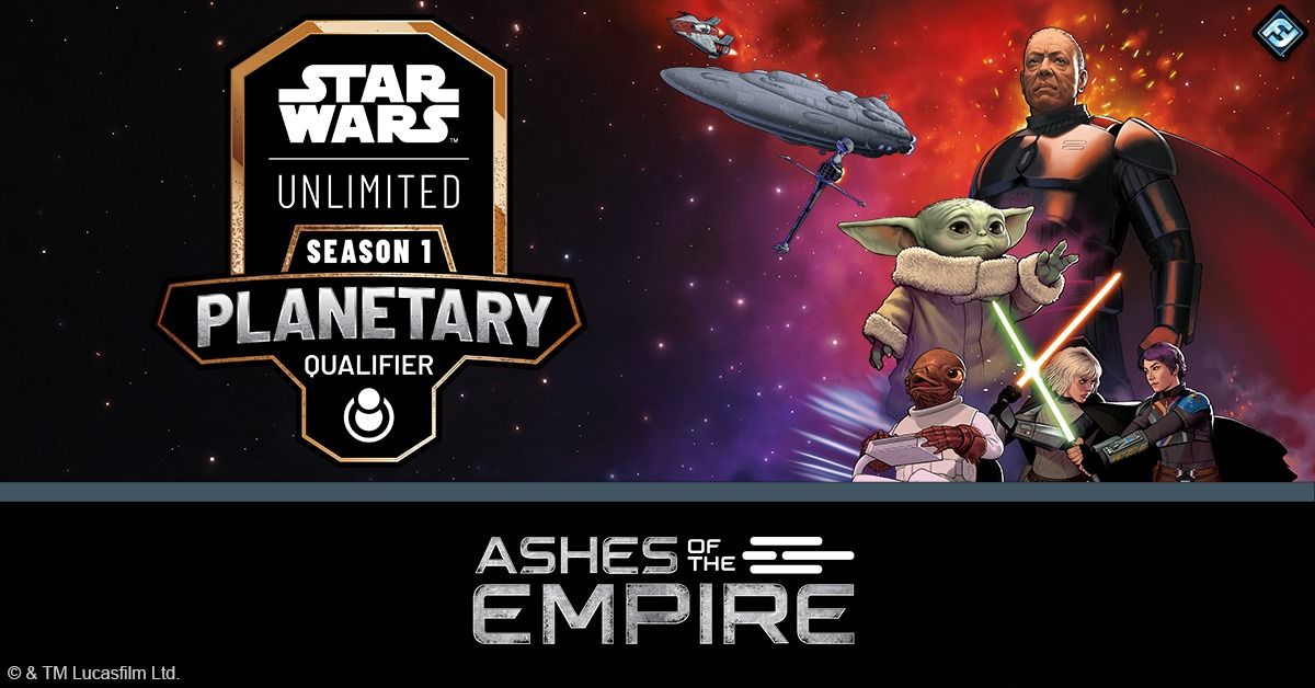 "Star Wars Unlimited" Planetary Qualifier Set 8 Ticket