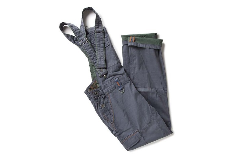 PANTALONI SALOPETTE DIKE SCOOP BLU POLVERE