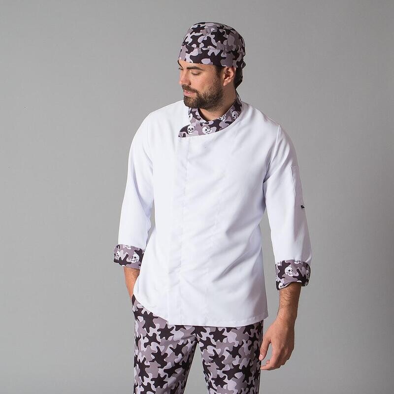 GIACCA CUCINA UNISEX MOD. MILITARE