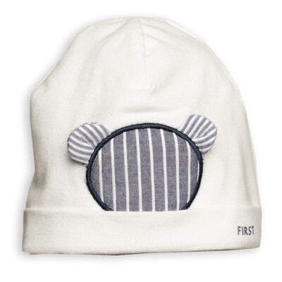 My First Collection muts teddy gestreept donkerblauw