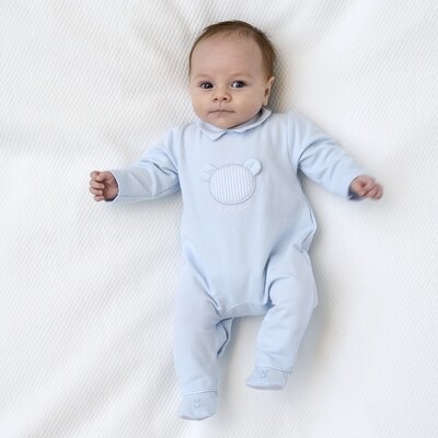 My First Collection pyjama met berenhoofdje lichtblauw
