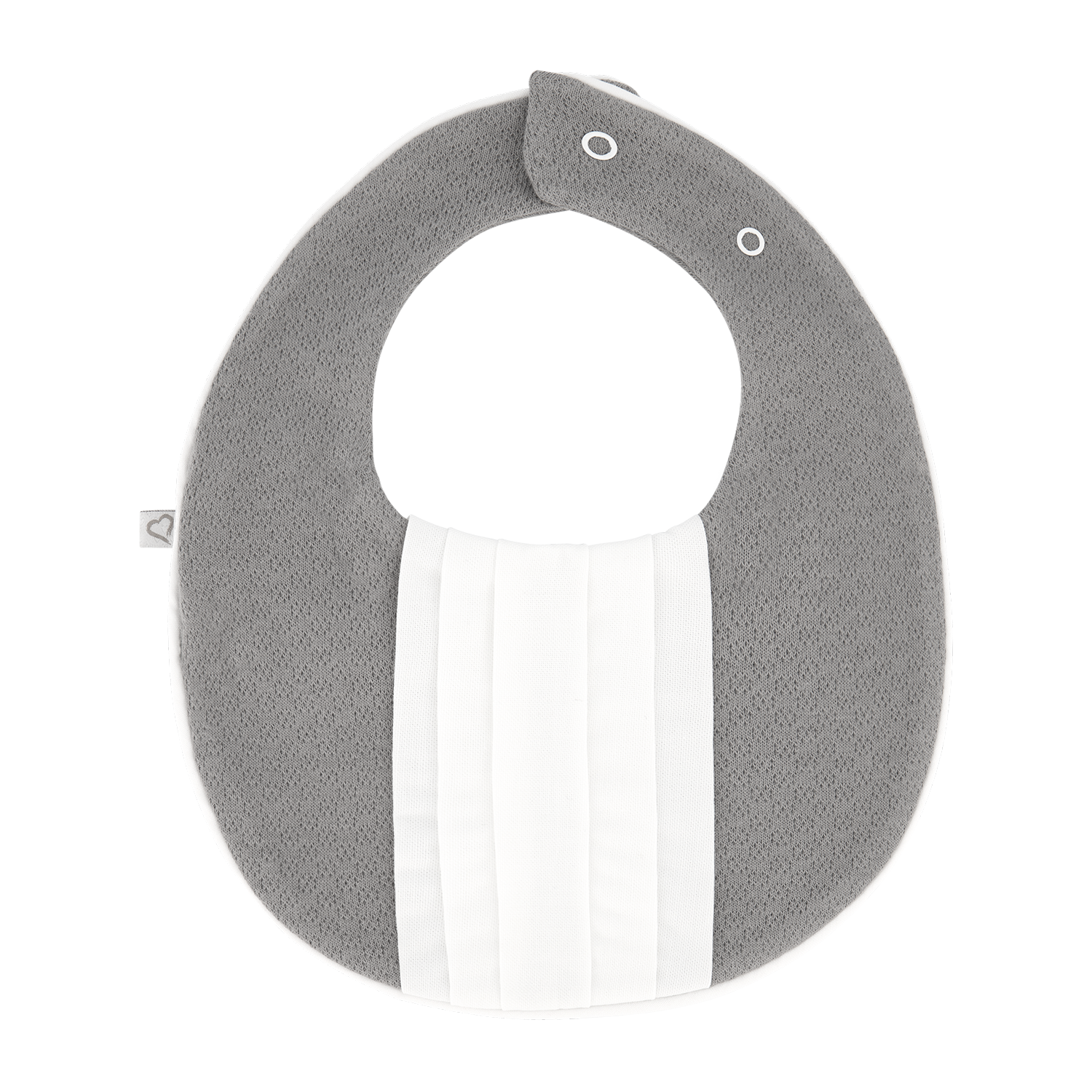 Mats&amp;Merthe Bib Tuxedo grijs/wit