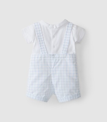 Laranjinha classic outfit wit/blauw