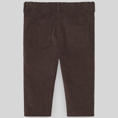 Paz broek ribfluweel bruin