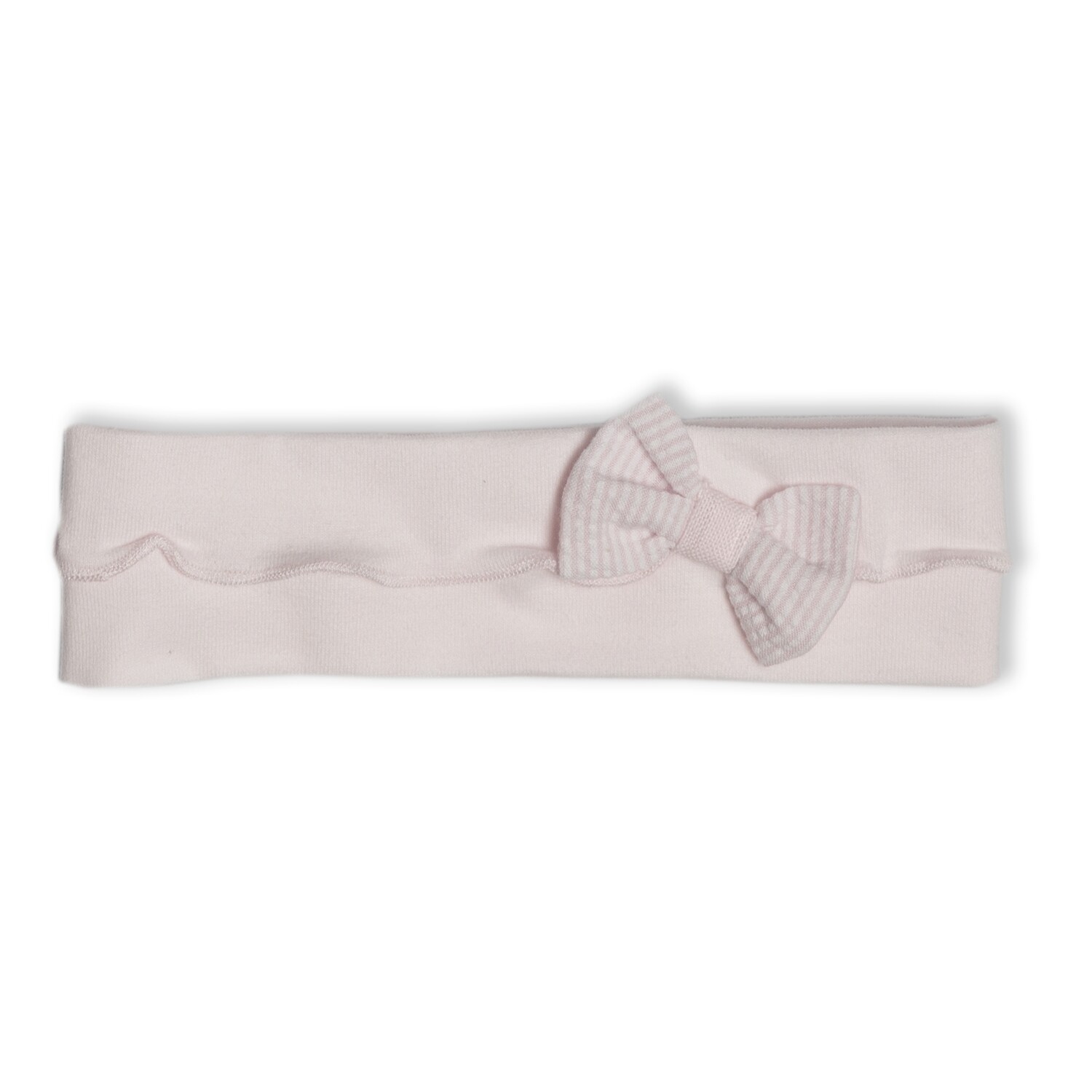 My First Collection hairband pink striped bow