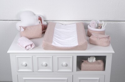 Poetree aankleedkussenhoes chevron pink