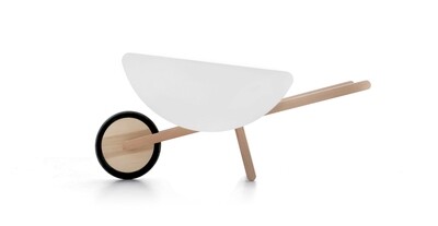 Oohnoo houten kruiwagen wit