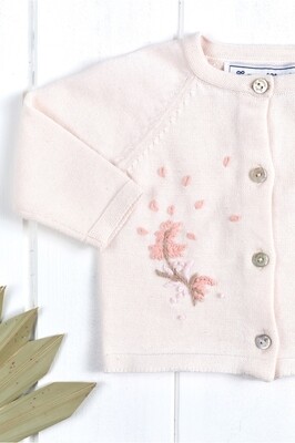 Tartine et Chocolat cardigan rose
