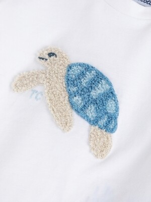 Tartine et Chocolat T-shirt met schildpad