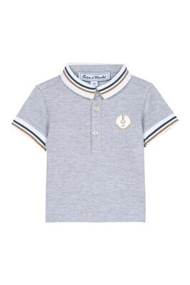 Tartine et Chocolat polo grijs