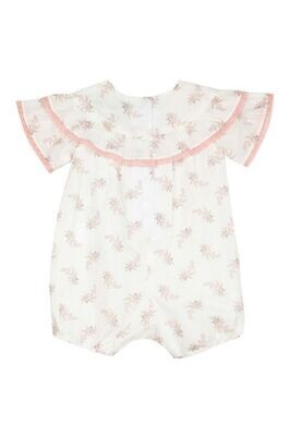 Tartine et Chocolat kort jumpsuit met roze bloemen