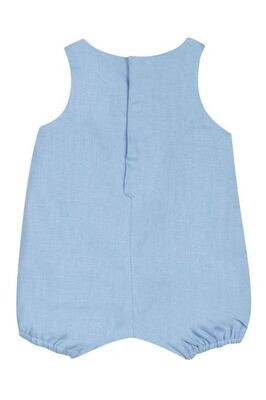 Tartine et chocolat kort linnen jumpsuit blauw