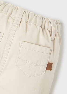 Mayoral broek katoen stone