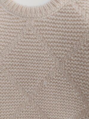 Théophile &amp; Patachou trui &amp; broekje cashmere - zand