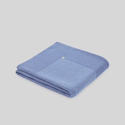 Paz dekentje Esencial blauw