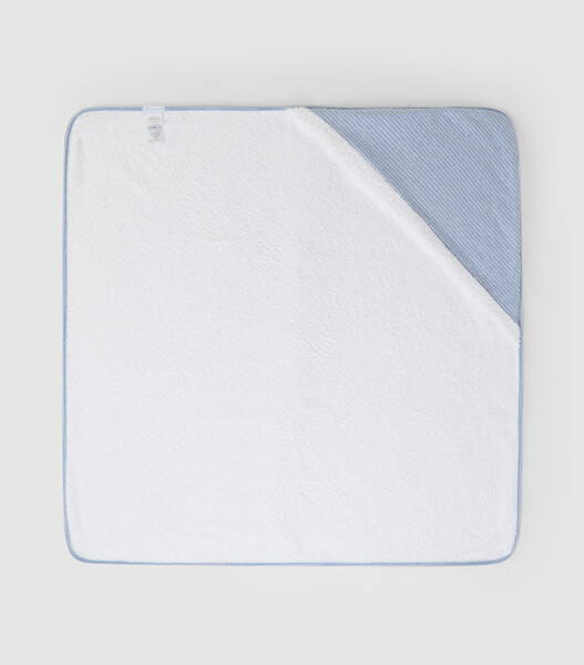 Laranjinha kaphanddoek wit/blauw