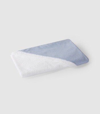 Laranjinha kaphanddoek wit/blauw