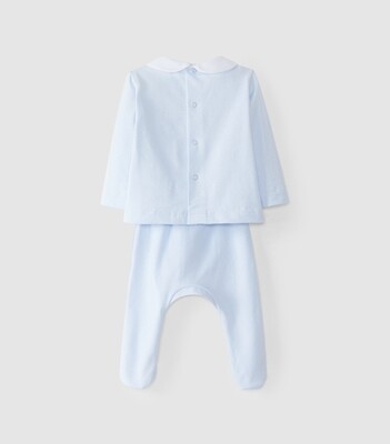 Laranjinha pyjama tweedelig blauw