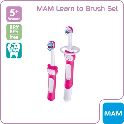 MAM Learn to Brush set roze