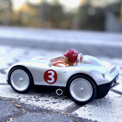 Baghera racewagen zilver