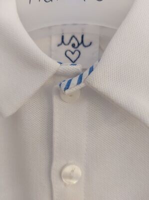 Malvi &amp; Co Jersey boy romper with fish