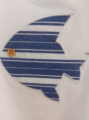 Malvi &amp; Co Jersey T-Shirt with fish patch