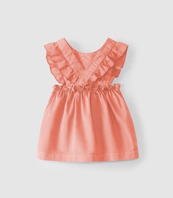 Laranjinha Pinafore Coral