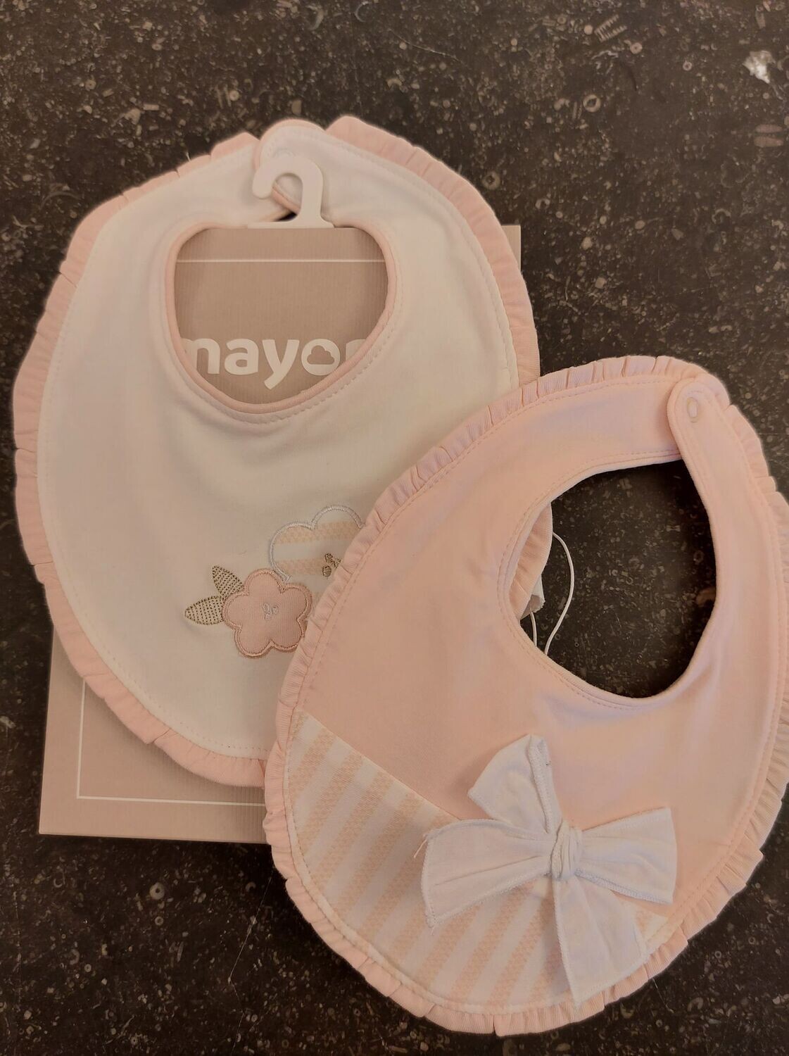 Mayoral twee bibs roos