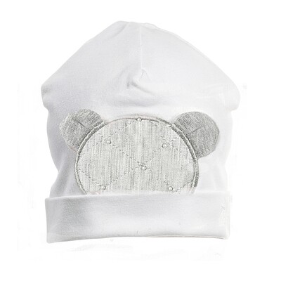 My First Collection G bonnet teddy PERLES / Whi - perl